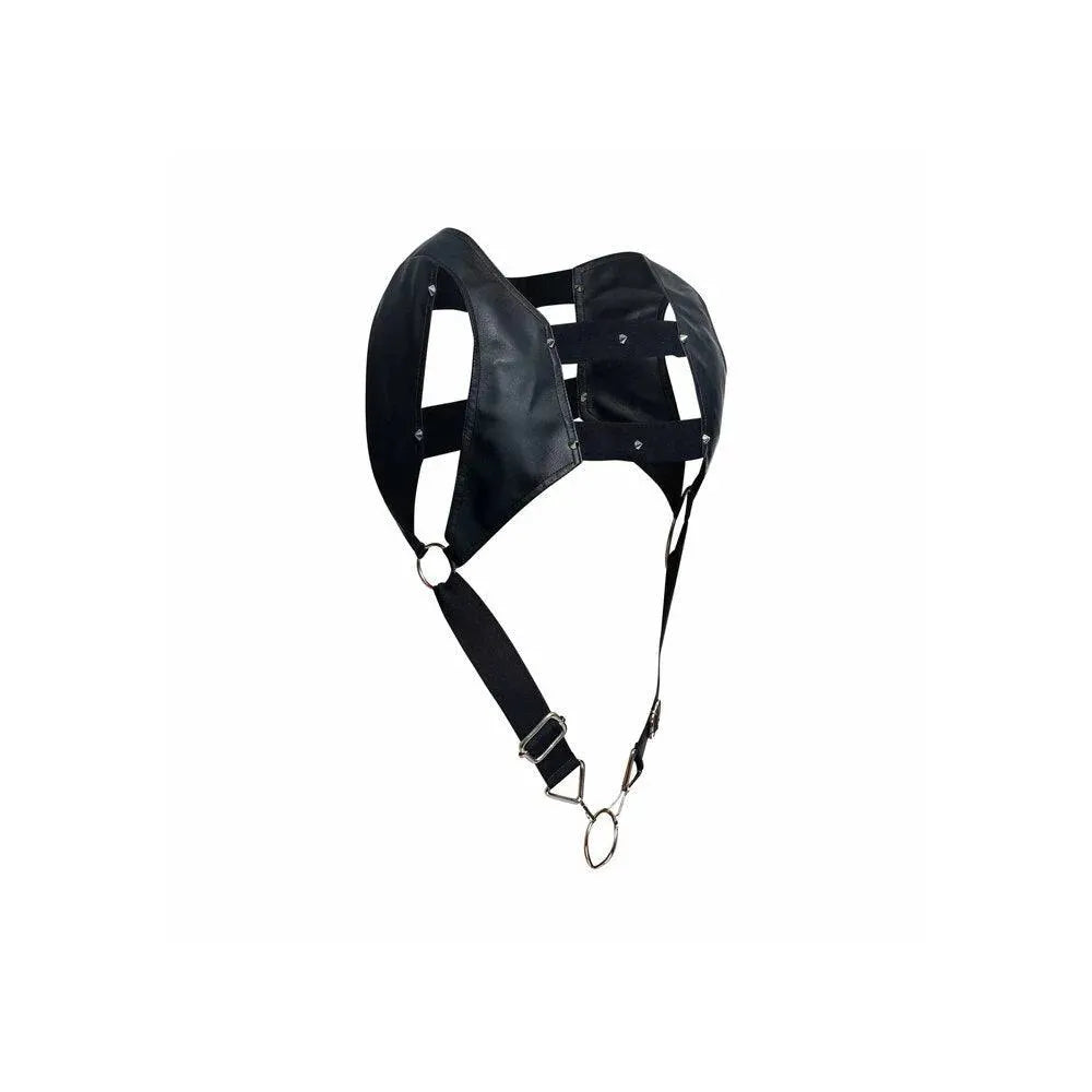 Male Basics Dngeon Crop Top Cockring Harness - Rapture Works