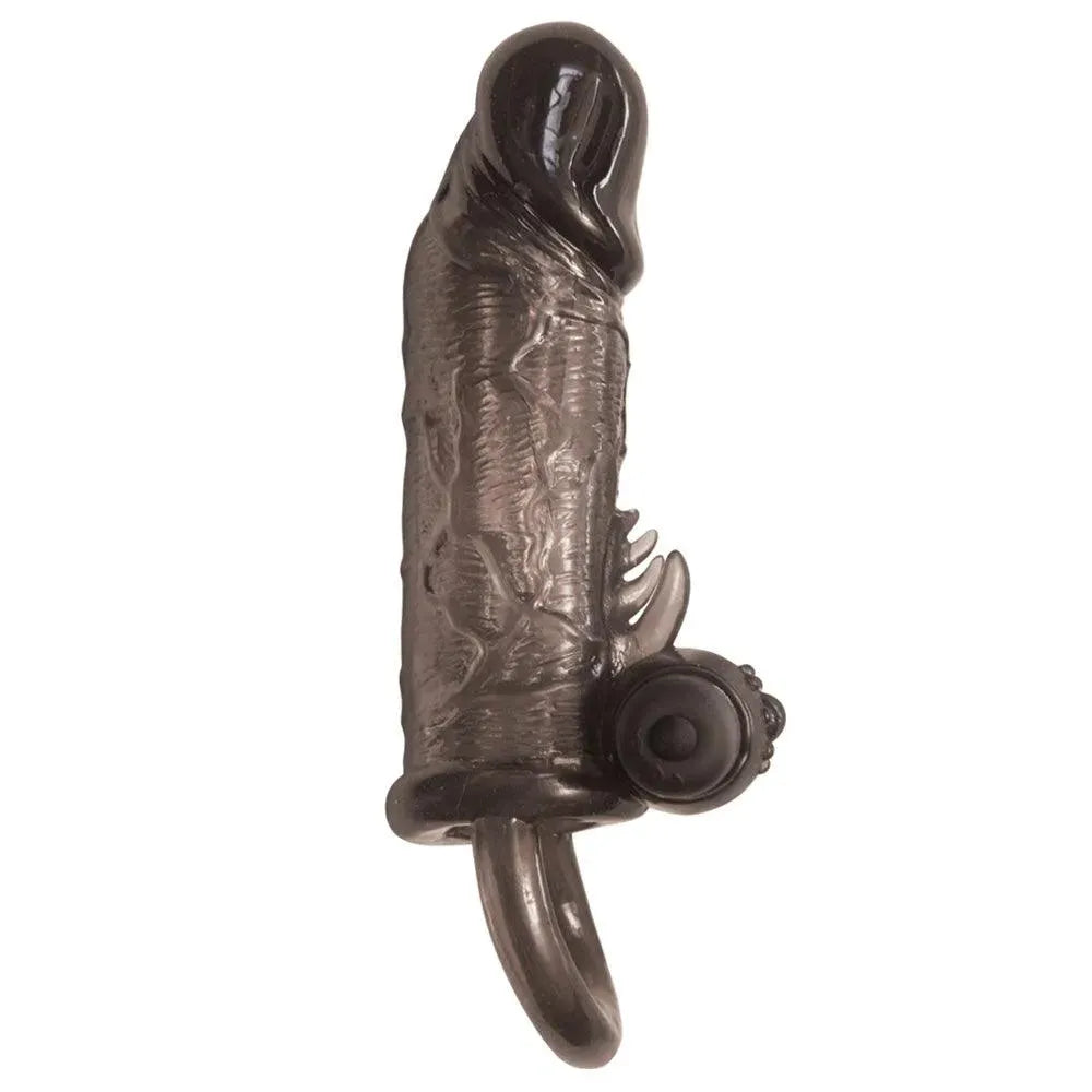 Maxx Gear Vibrating Penis Extender Black - Rapture Works