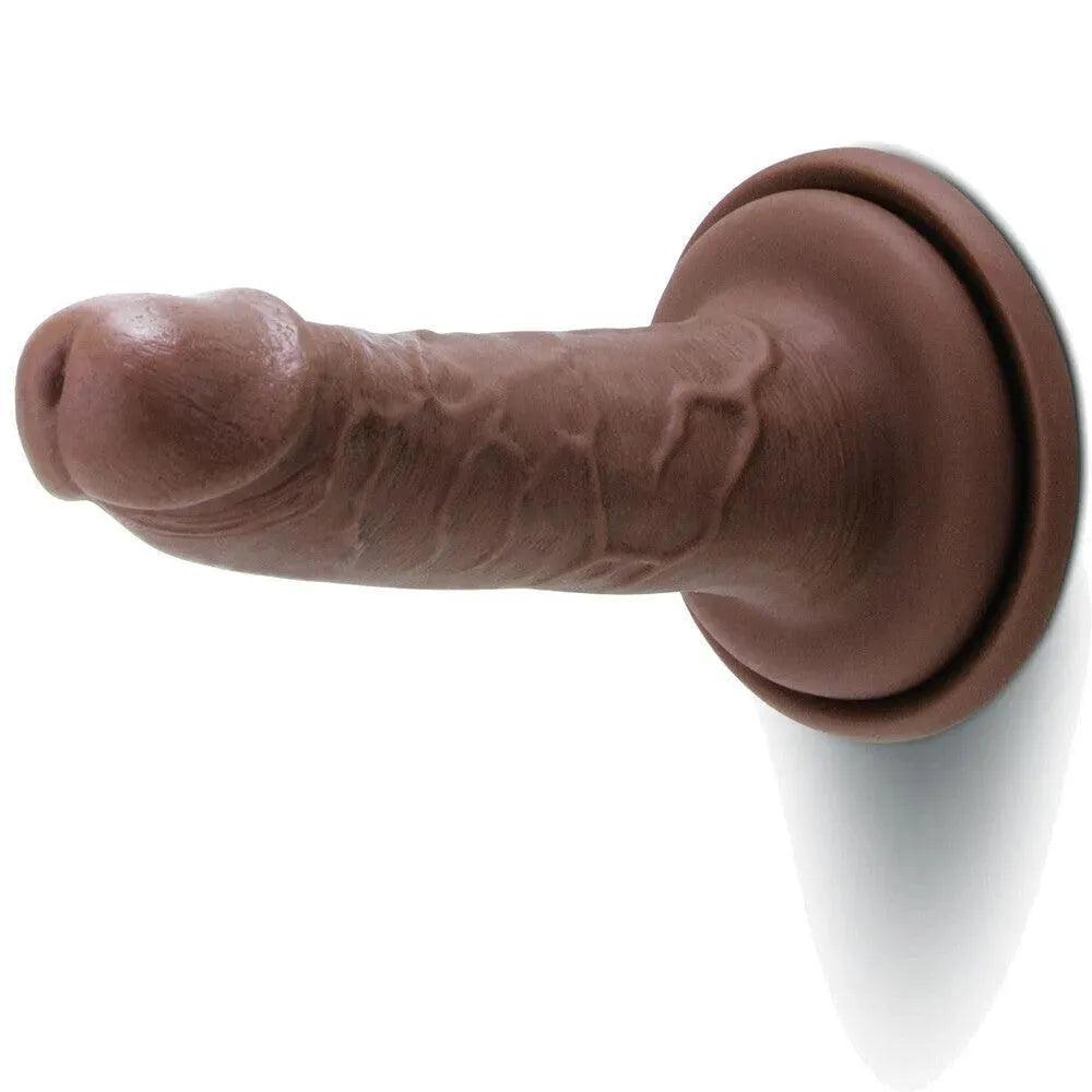 Me You Us Bulbous Head Ultra Cock 6 Inch Dildo Flesh Brown - Rapture Works