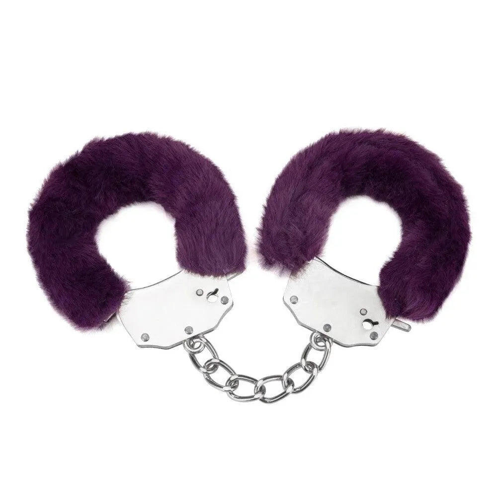 Me You Us Furry Handcuffs Purple - Rapture Works