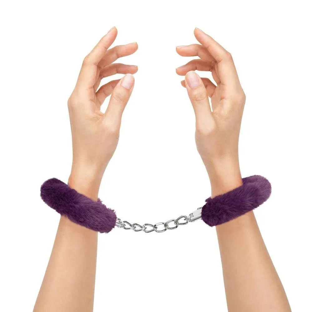 Me You Us Furry Handcuffs Purple - Rapture Works