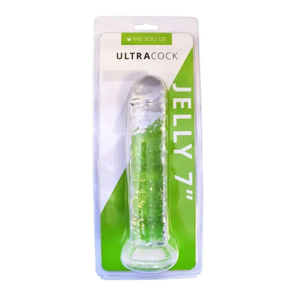 Me You Us Ultra Cock Clear Jelly 7 Inch Dong - Rapture Works