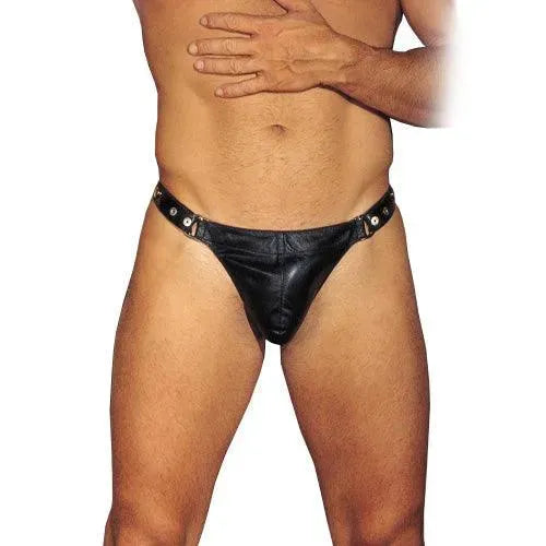 Mens Leather G-String - Rapture Works