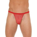 AMORABLE MESH G-STRING - RED