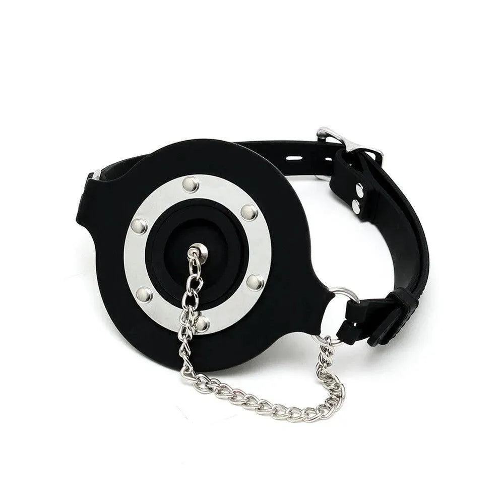 Mouth Gag With Opening And Stopper - Rapture Works