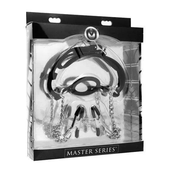Mutiny Silicone O Ring Gag Plus Nipple Clamps - Rapture Works