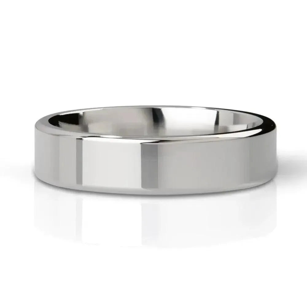 MyStim Duke Stainless Steel Polished Cock Ring - Rapture Works