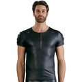 MATTE LOOK SHIRT WITH D-RINGS AND ZIP
