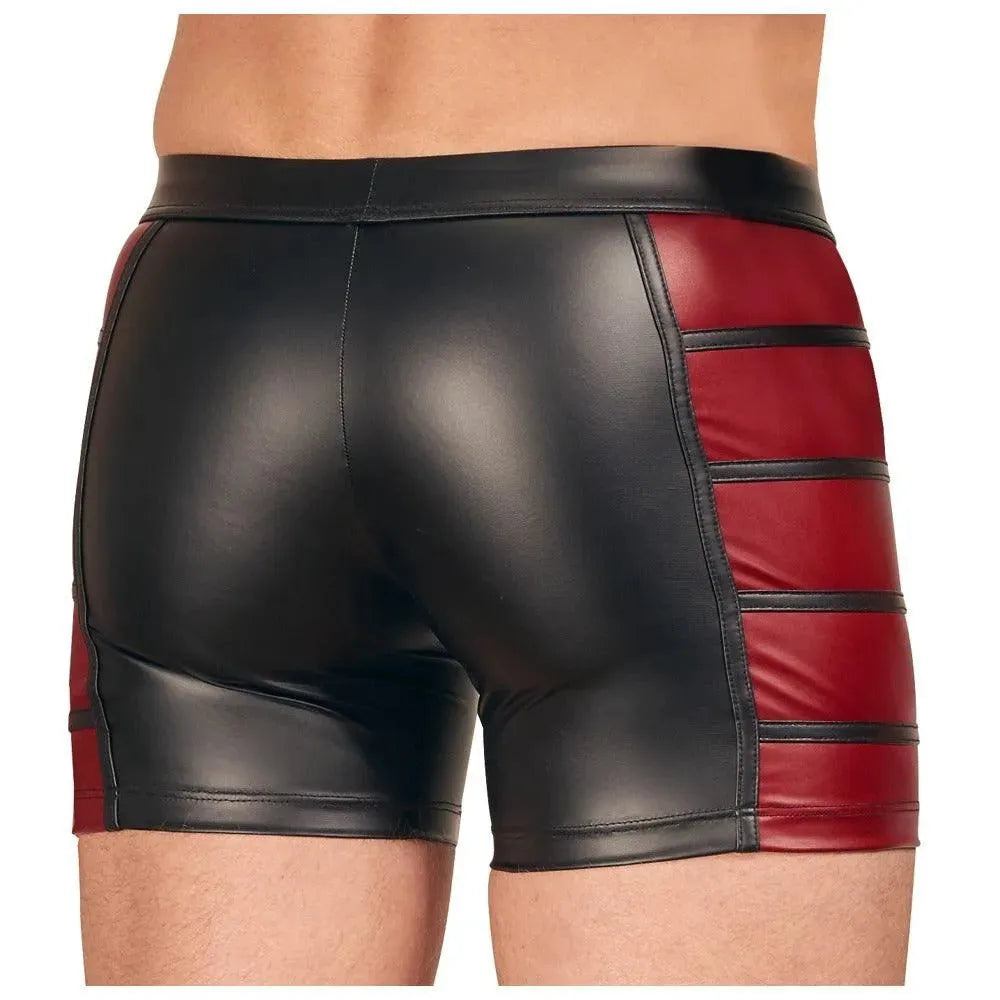 NEK Matte Look Pants In Black and Red - Rapture Works