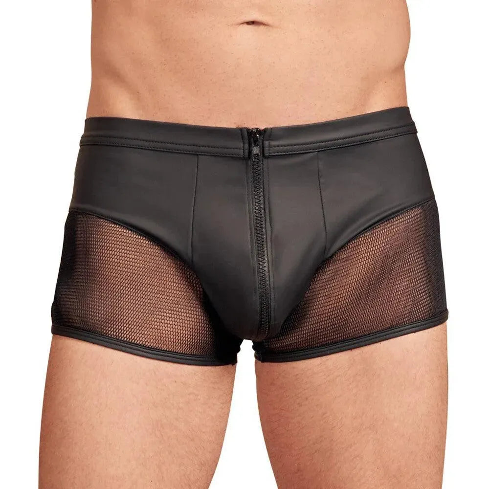 NEK Matte Look Pants With Zip Opening Black - Rapture Works