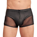 MATTE ZIP PANTS - BLACK
