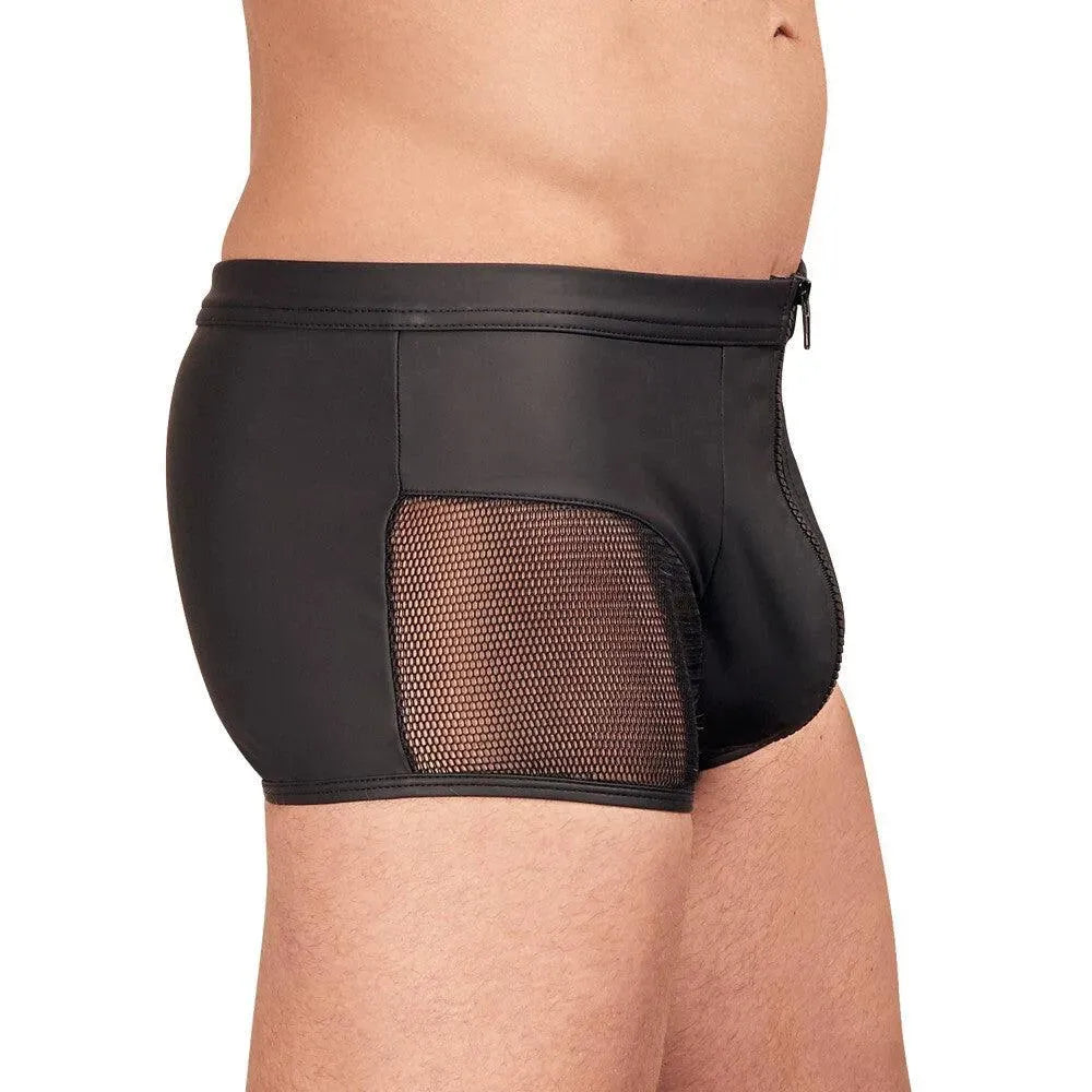 NEK Matte Look Pants With Zip Opening Black - Rapture Works