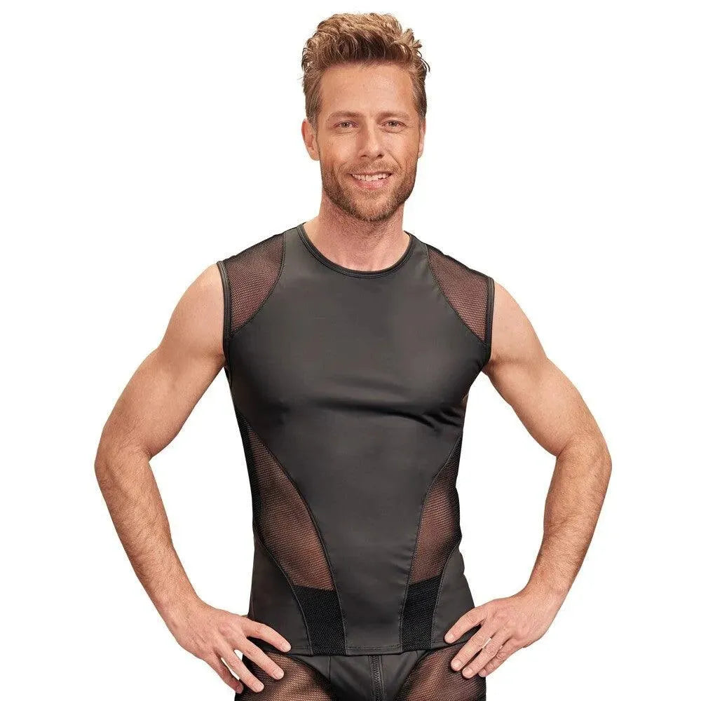 NEK Matte Look Sleeveless Shirt Black - Rapture Works