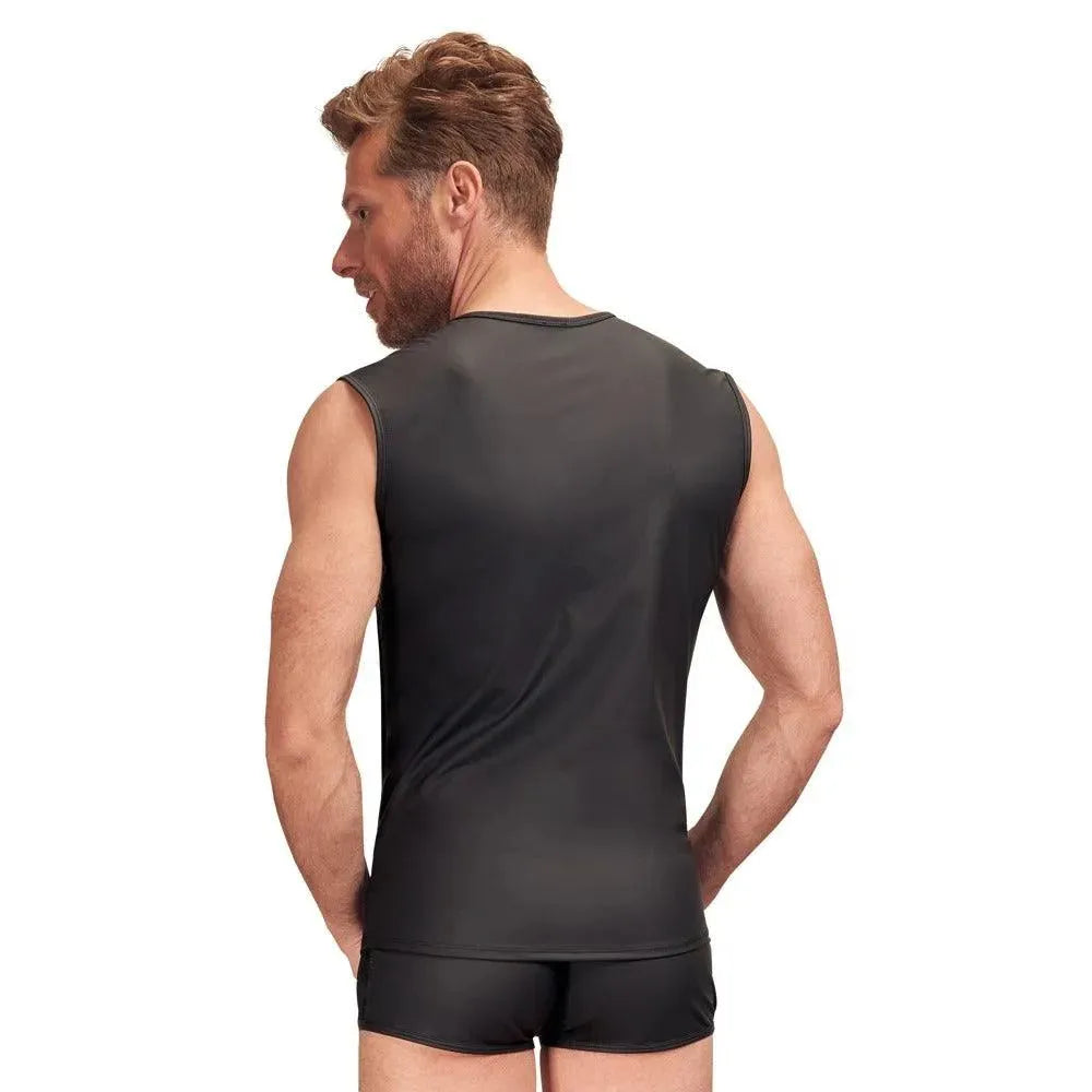 NEK Matte Look Sleeveless Shirt Black - Rapture Works