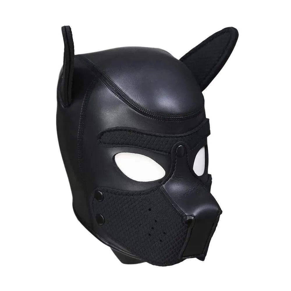 Neoprene Puppy Mask Puppy Play - Rapture Works