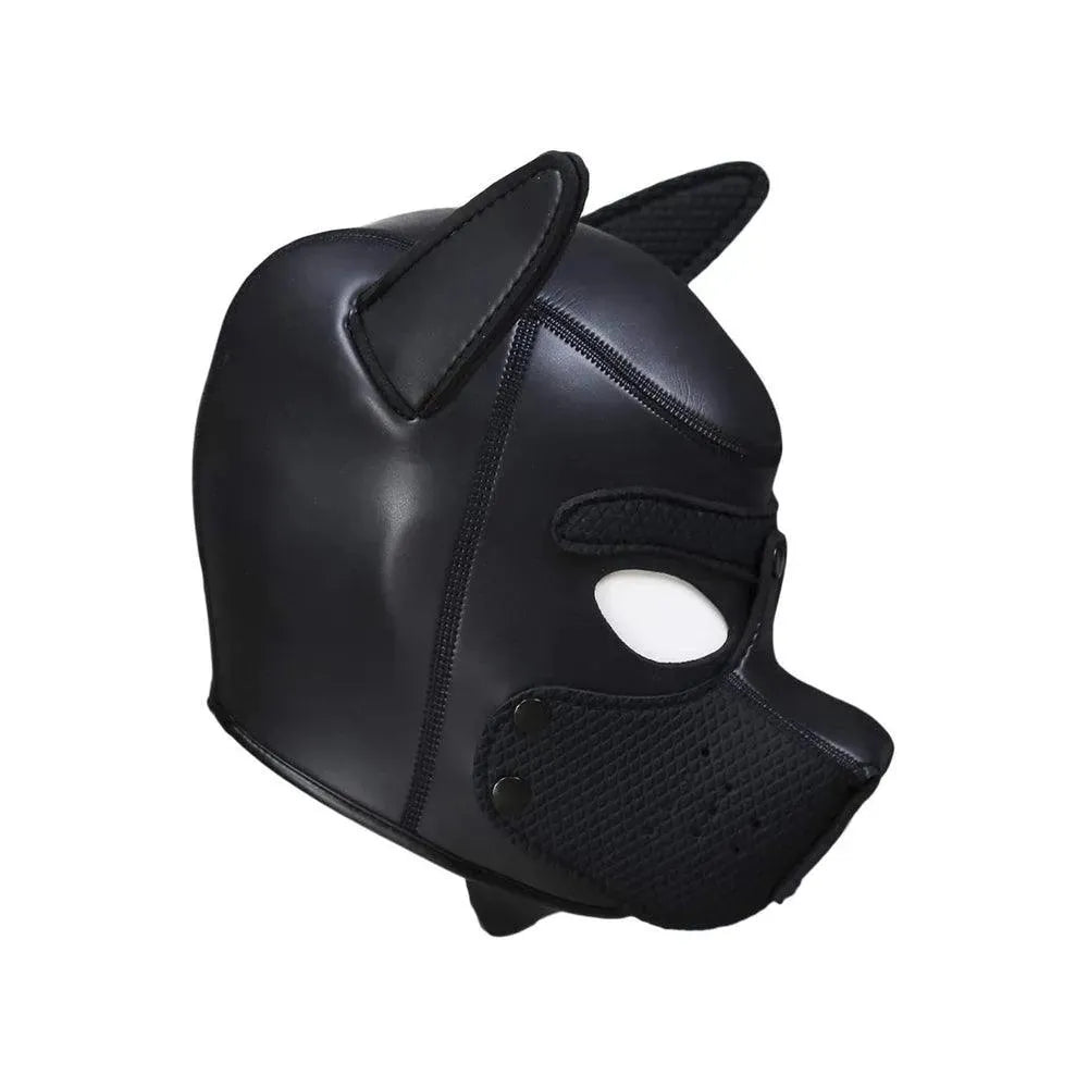 Neoprene Puppy Mask Puppy Play - Rapture Works