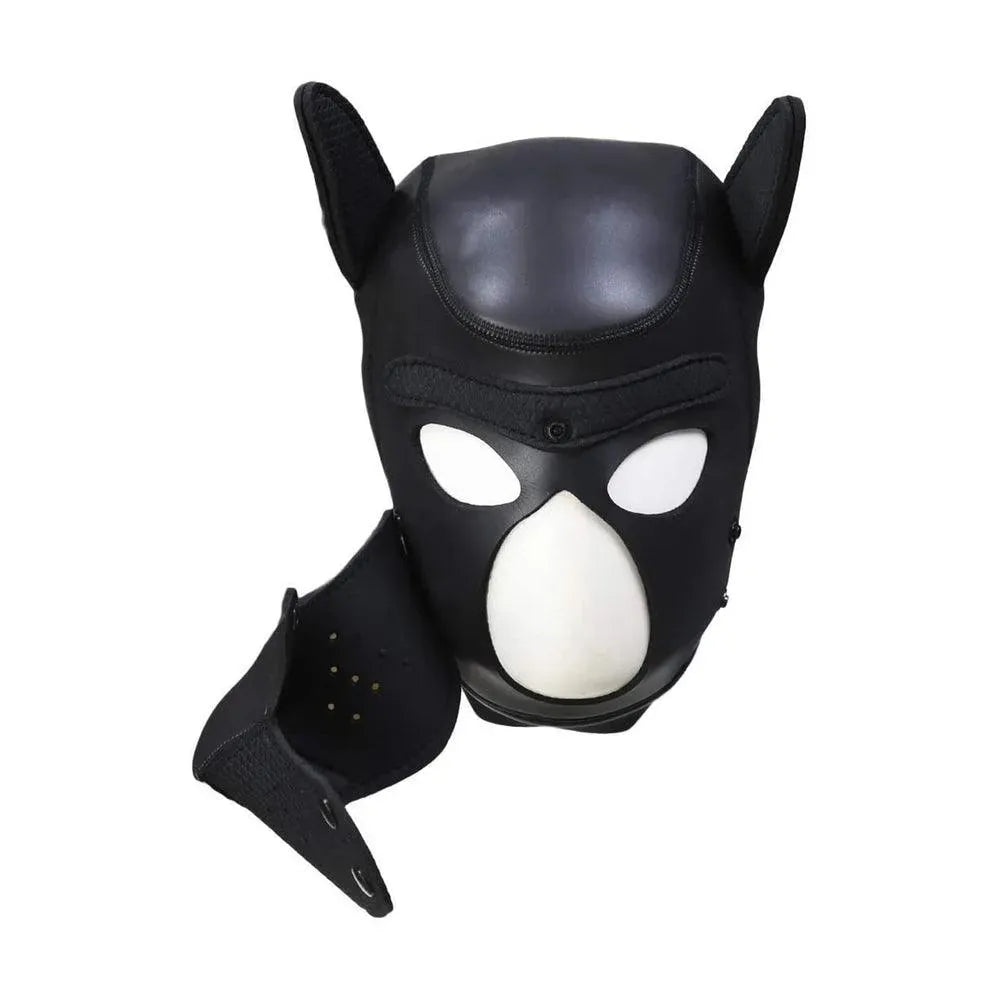 Neoprene Puppy Mask Puppy Play - Rapture Works