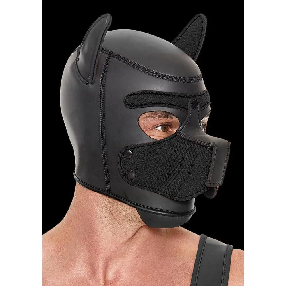 Neoprene Puppy Mask Puppy Play - Rapture Works