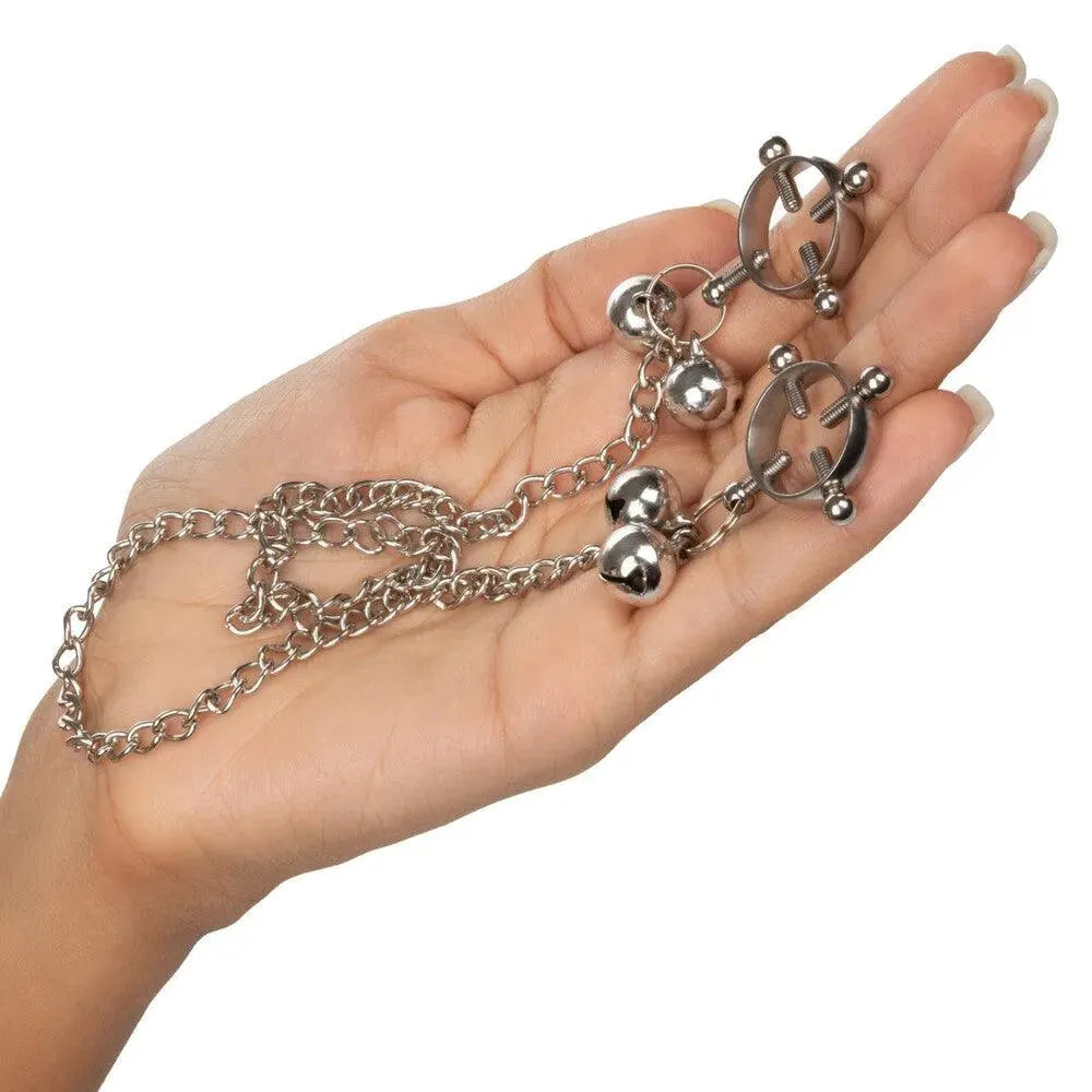 Nipple Grips 4 Point Nipple Press With Bells - Rapture Works