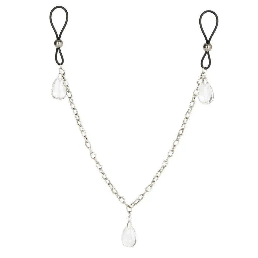 Nipple Play Non Piercing Nipple Chain Jewellery Crystal - Rapture Works