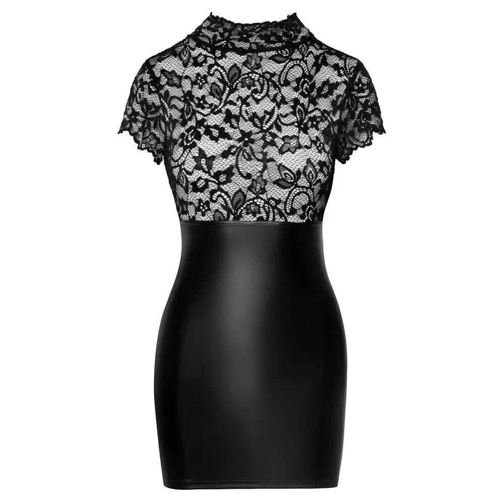 Noir Lace Mini Dress - Rapture Works
