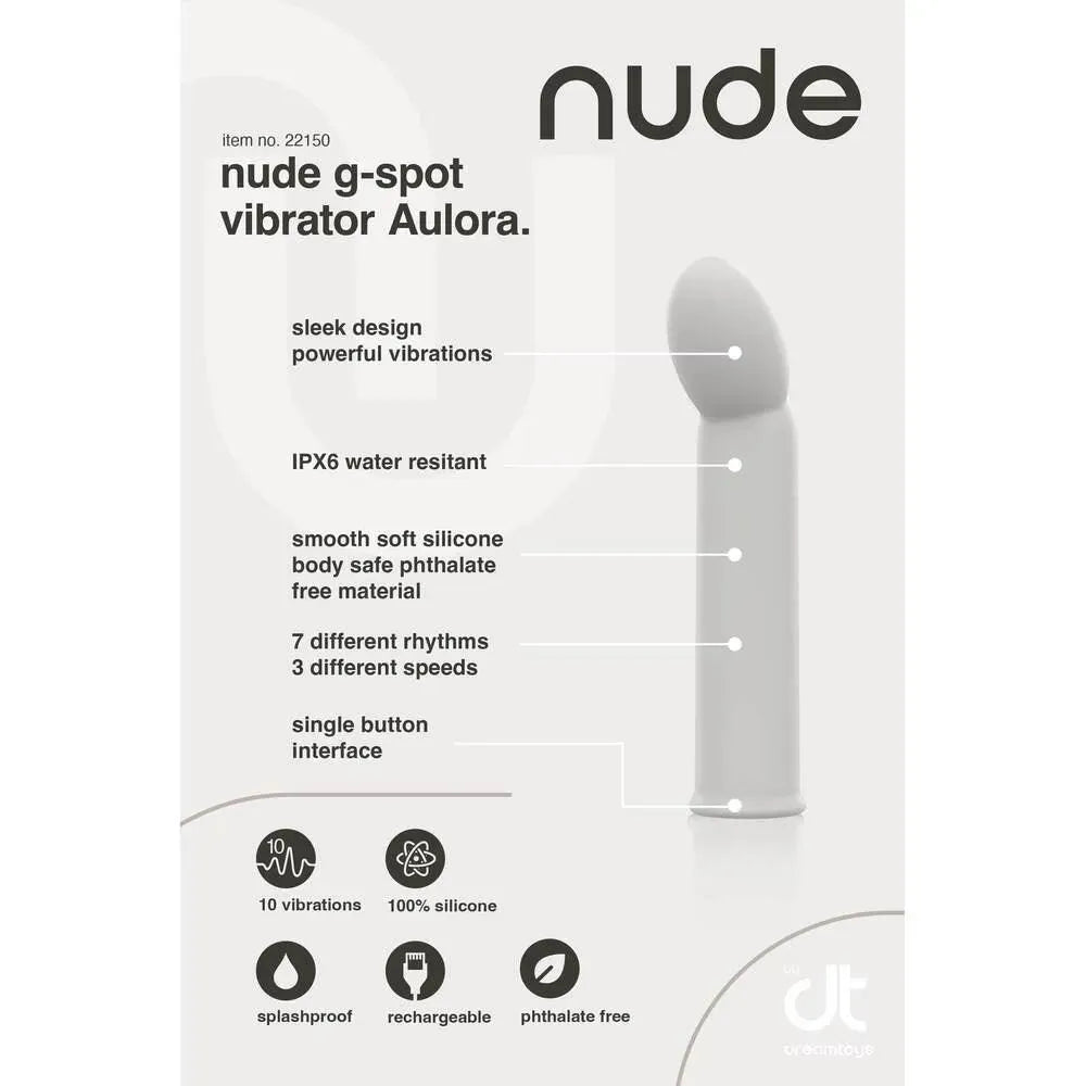 Nude Aulora Mini G-Spot Vibrator - Rapture Works
