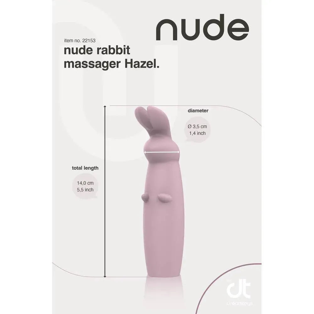 Nude Hazel Mini Rabbit Massager - Rapture Works
