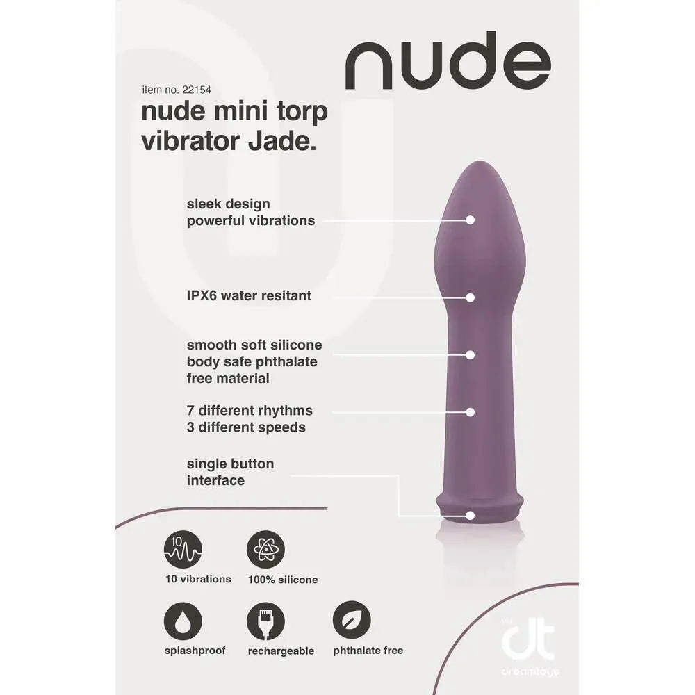 Nude Jade Mini Torp Vibrator - Rapture Works