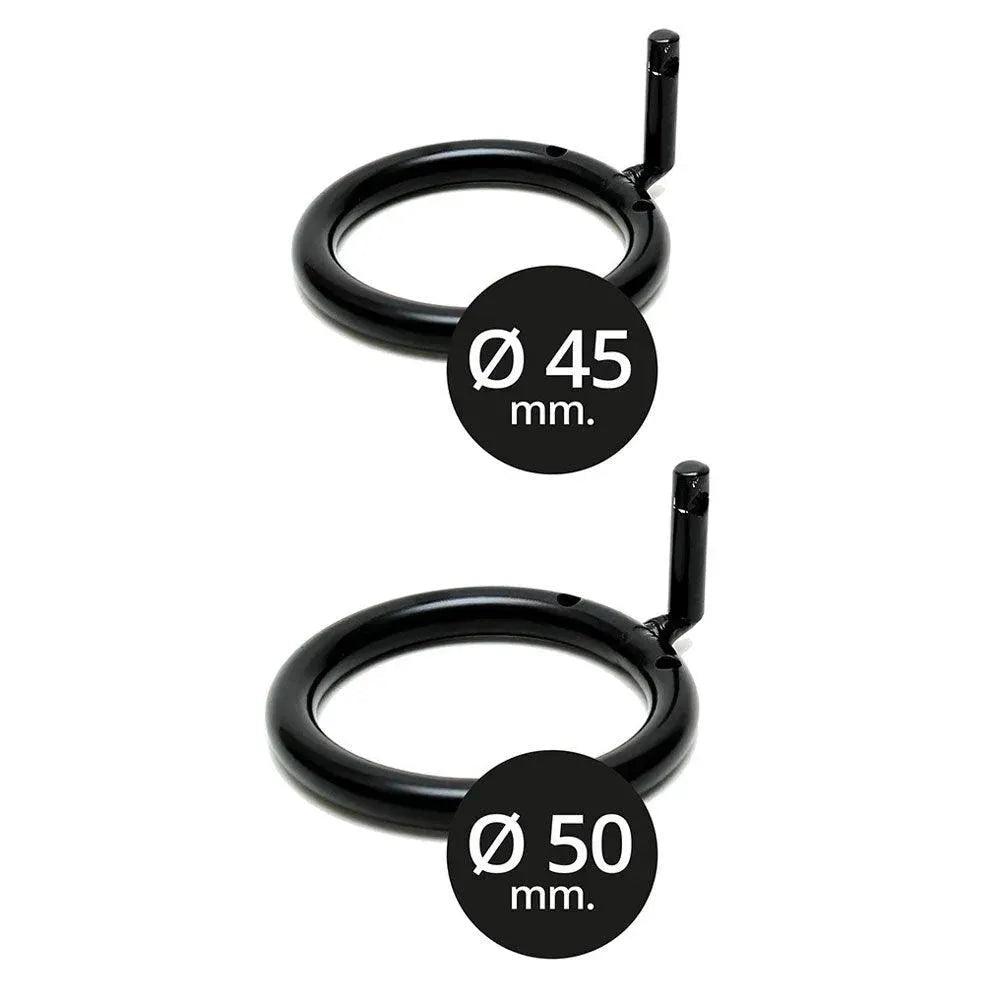 Opening Metal Male Chastity Device With 2 Padlocks - Rapture Works