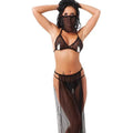 AMORABLE BELLY DANCER SET - BLACK - ONE SIZE