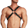 ADONIS HIGH HALTER HARNESS WITH O-RINGS