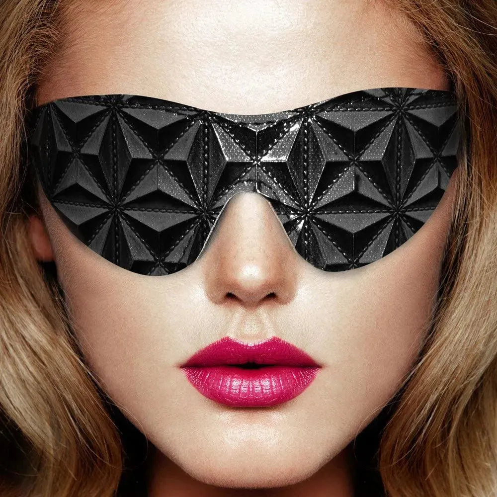 Ouch Black Luxury Eye Mask - Rapture Works