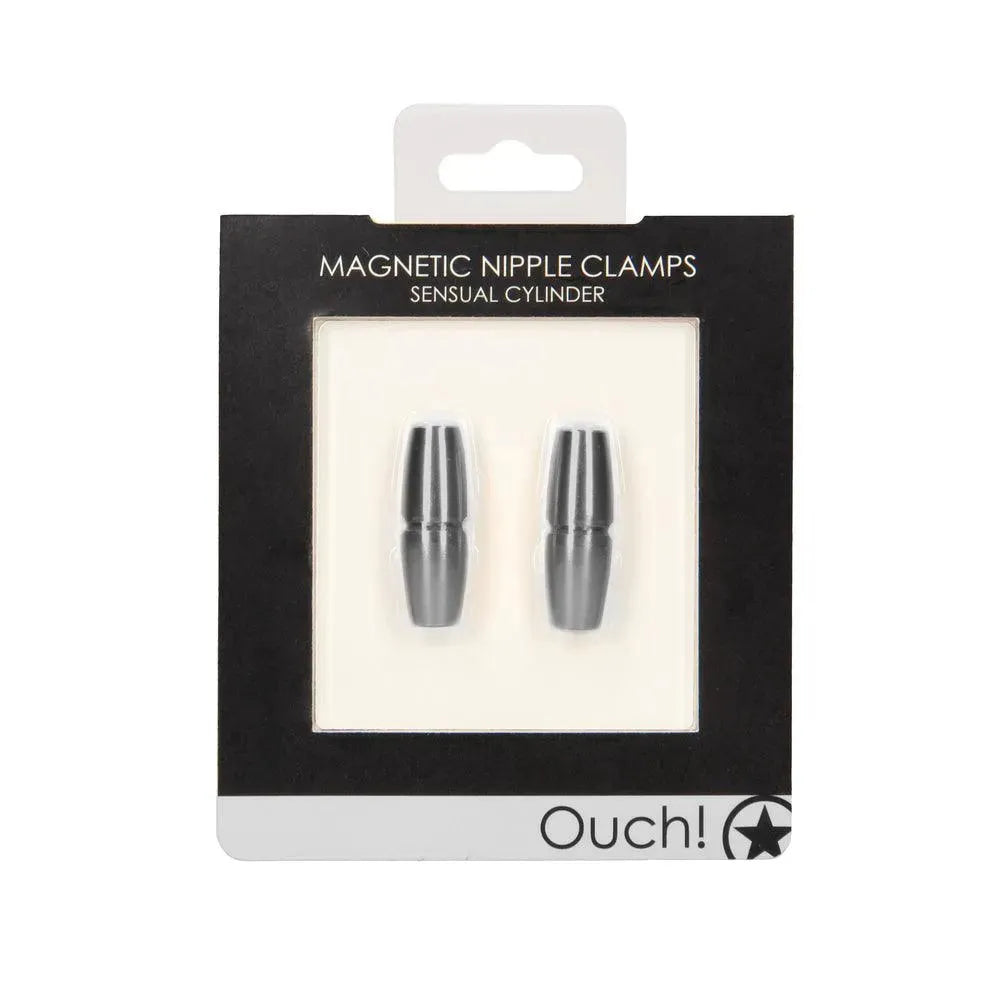Ouch Magnetic Sensual Cylinder Nipple Clamps - Rapture Works