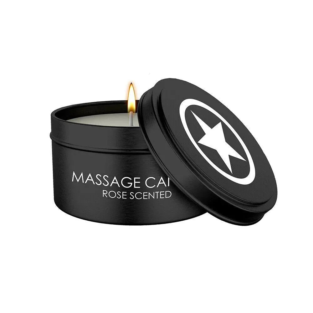 Ouch Massage Candle Rose Scented 100g - Rapture Works