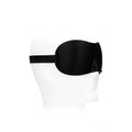 SATIN CURVED EYE MASK WITH VELCRO STRAP