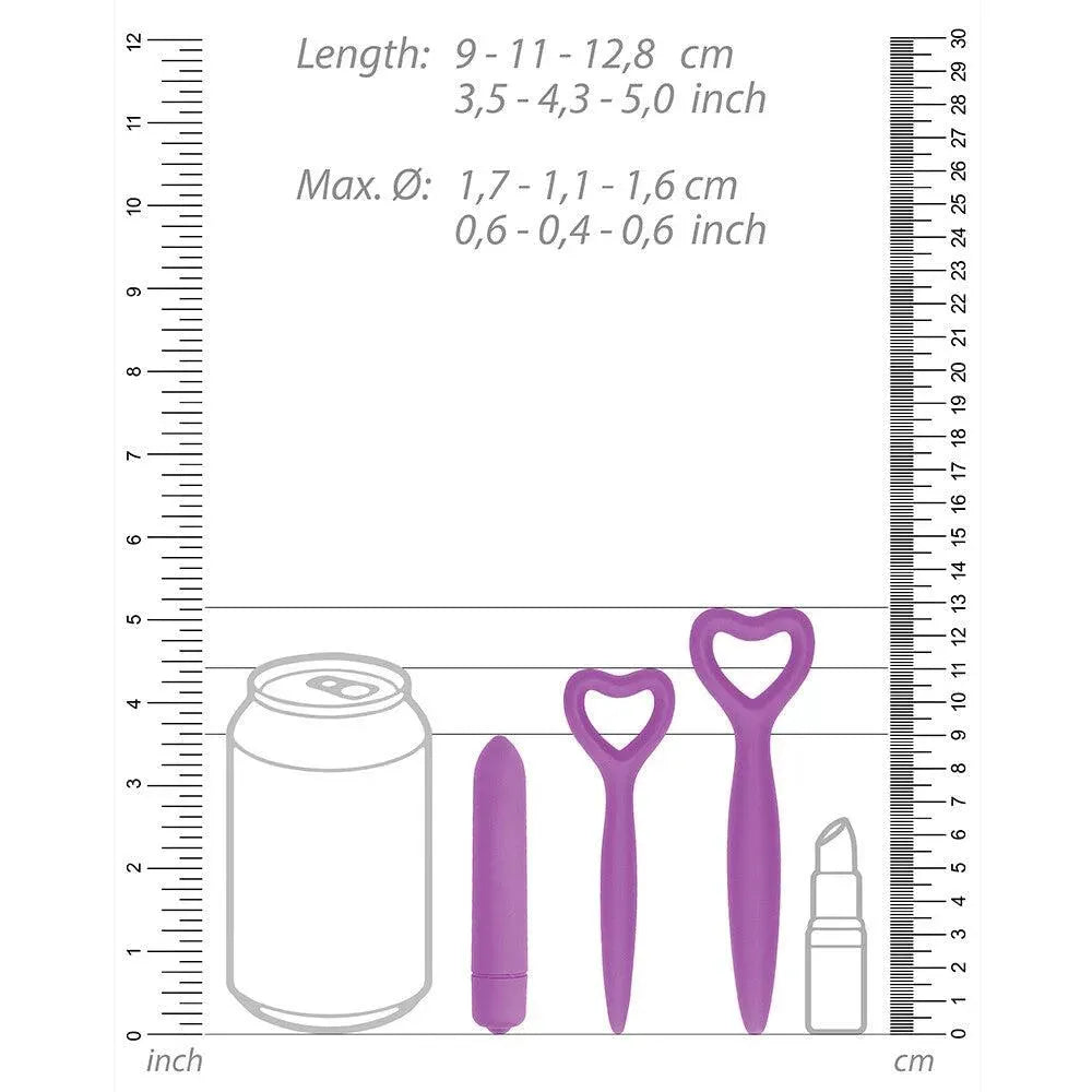 Ouch Silicone Vaginal Dilator Set Purple - Rapture Works