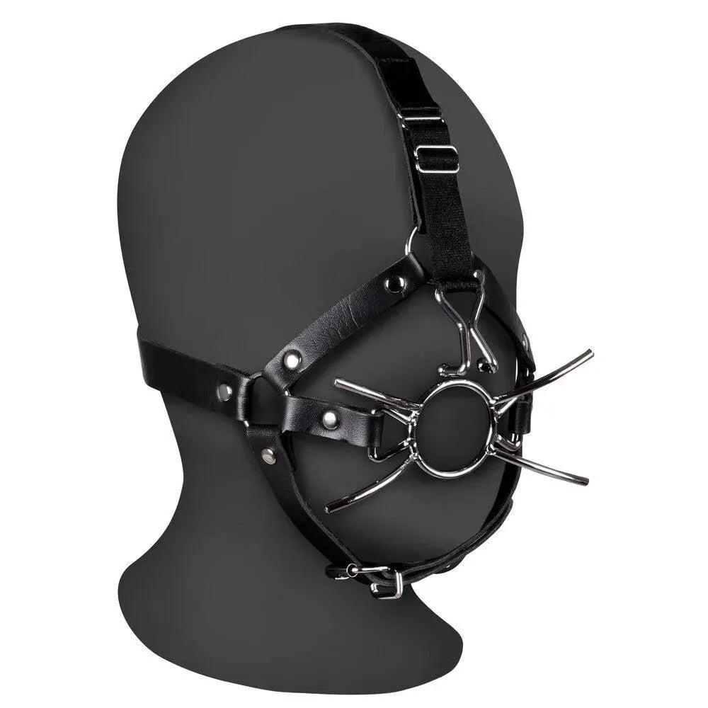 Ouch Xtreme Head Harness With Spider Gag And Nose Hooks - Rapture Works