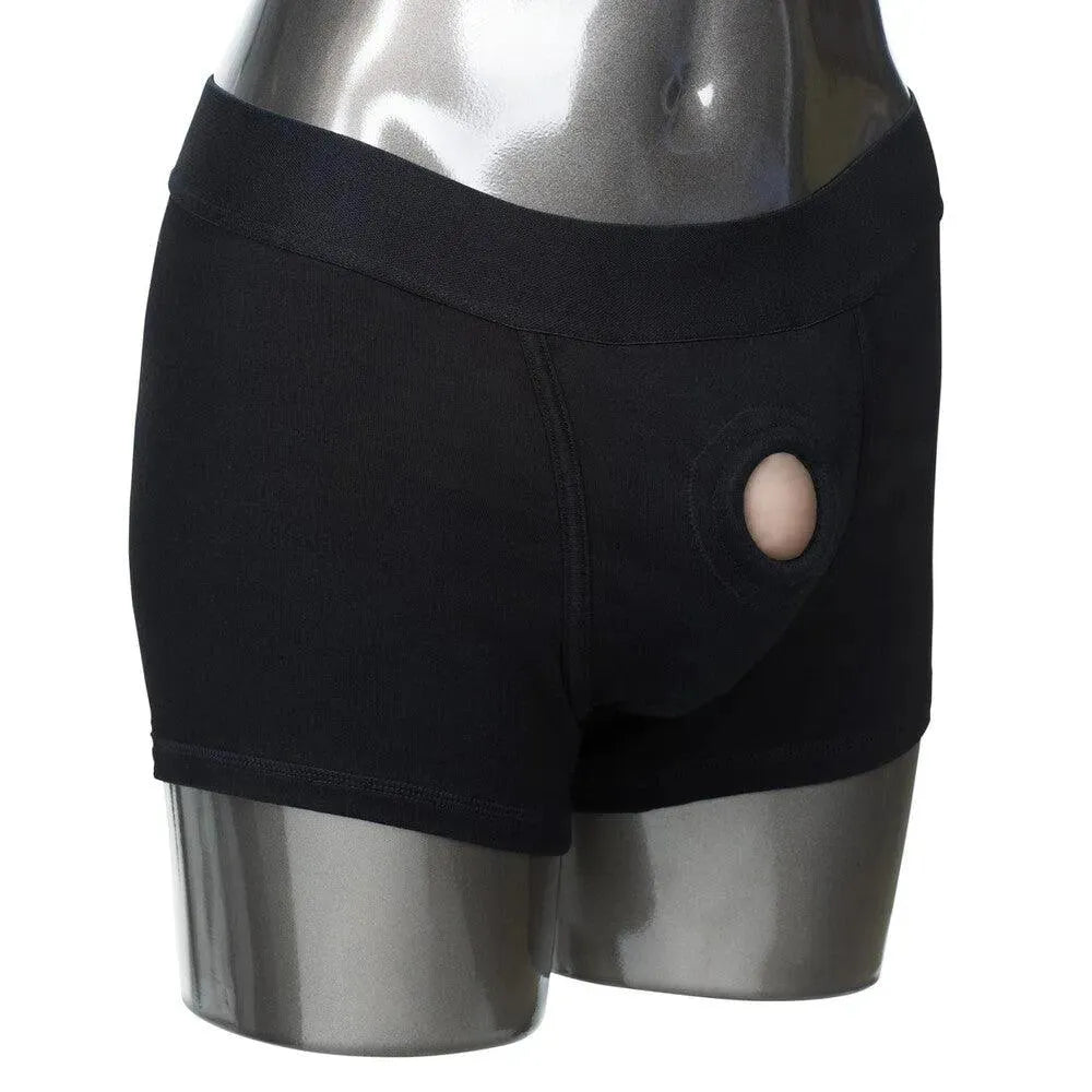 Packer Gear Boxer Harness Black Xtra Small to Small - Rapture Works