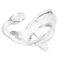 ARMOUR TUG LOCK COCK RING & BUTT PLUG – CLEAR - SMALL
