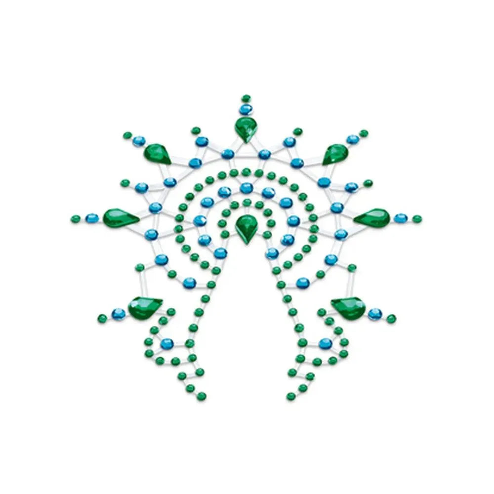 Petits Joujoux Gloria Nipple And Vagina Pasties Green - Rapture Works