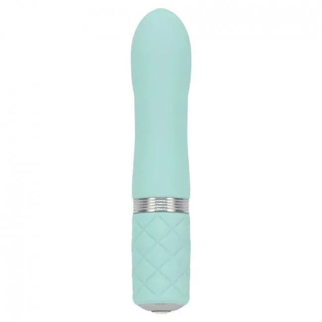 Pillow Talk Flirty Rechargeable Bullet Teal - Rapture Works