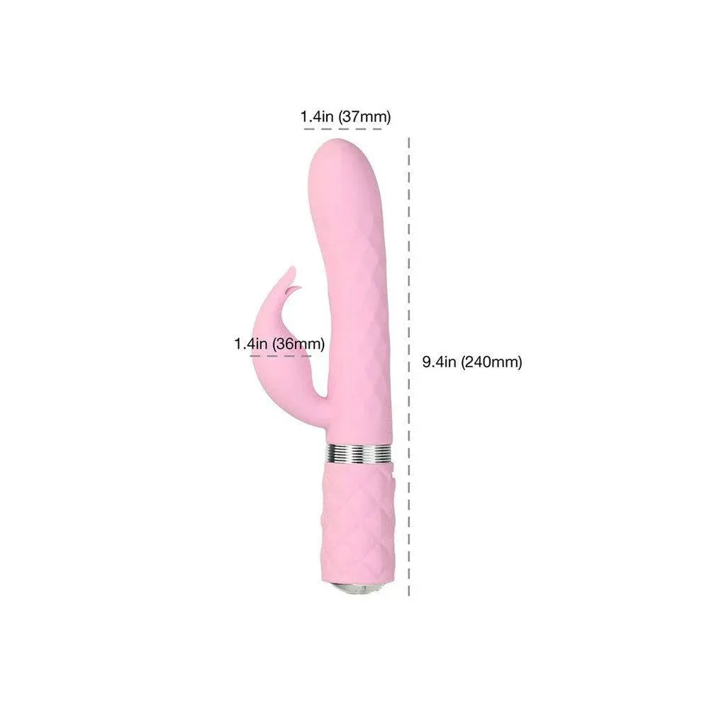 Pillow Talk Lively Rabbit Vibrator Pink - Rapture Works