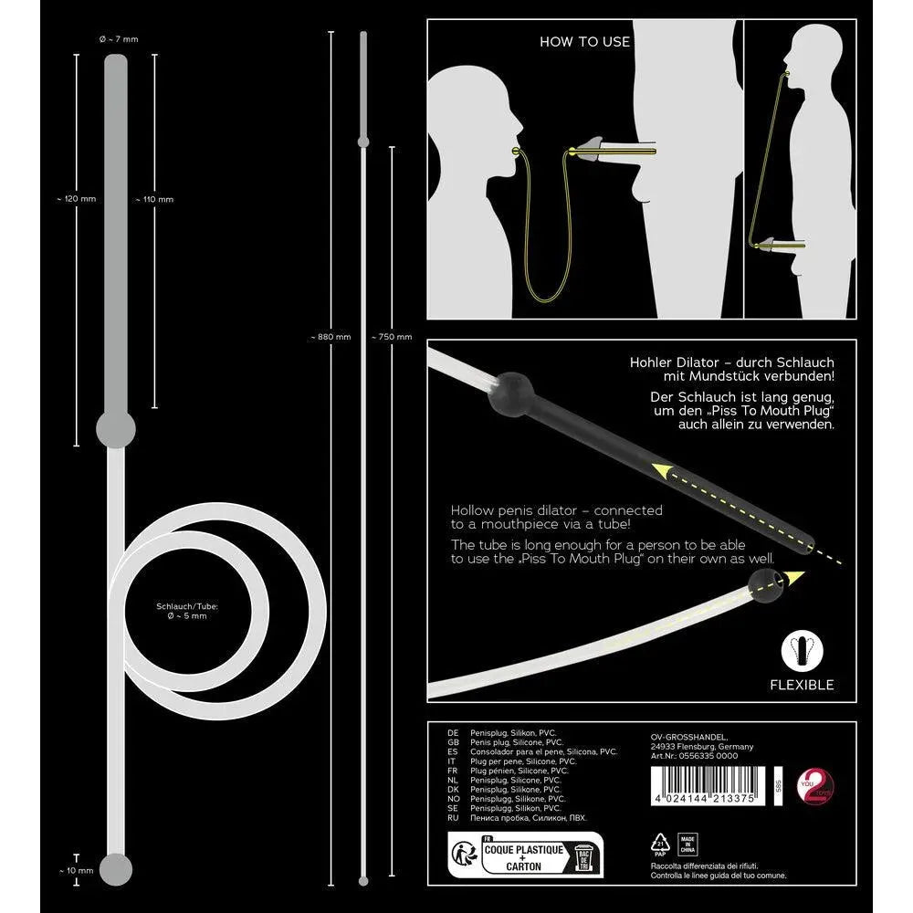 Piss To Mouth Dilator - Rapture Works