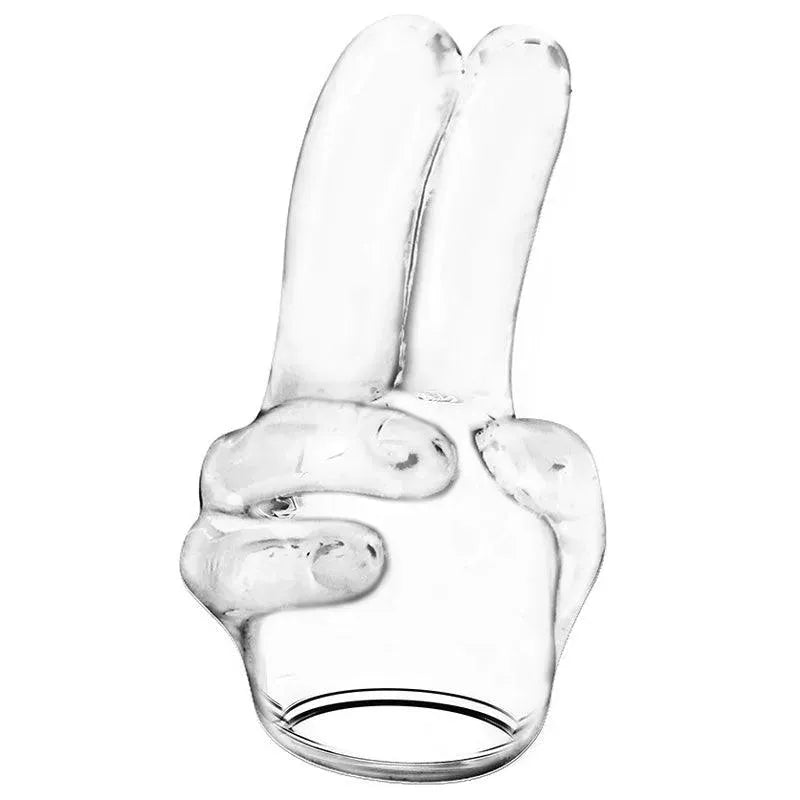 Power Head Double Finger Wand Attachment - Rapture Works