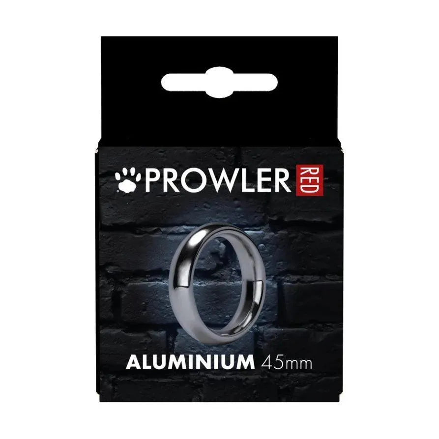 Prowler Red Aluminium Cock Ring 45mm - Rapture Works