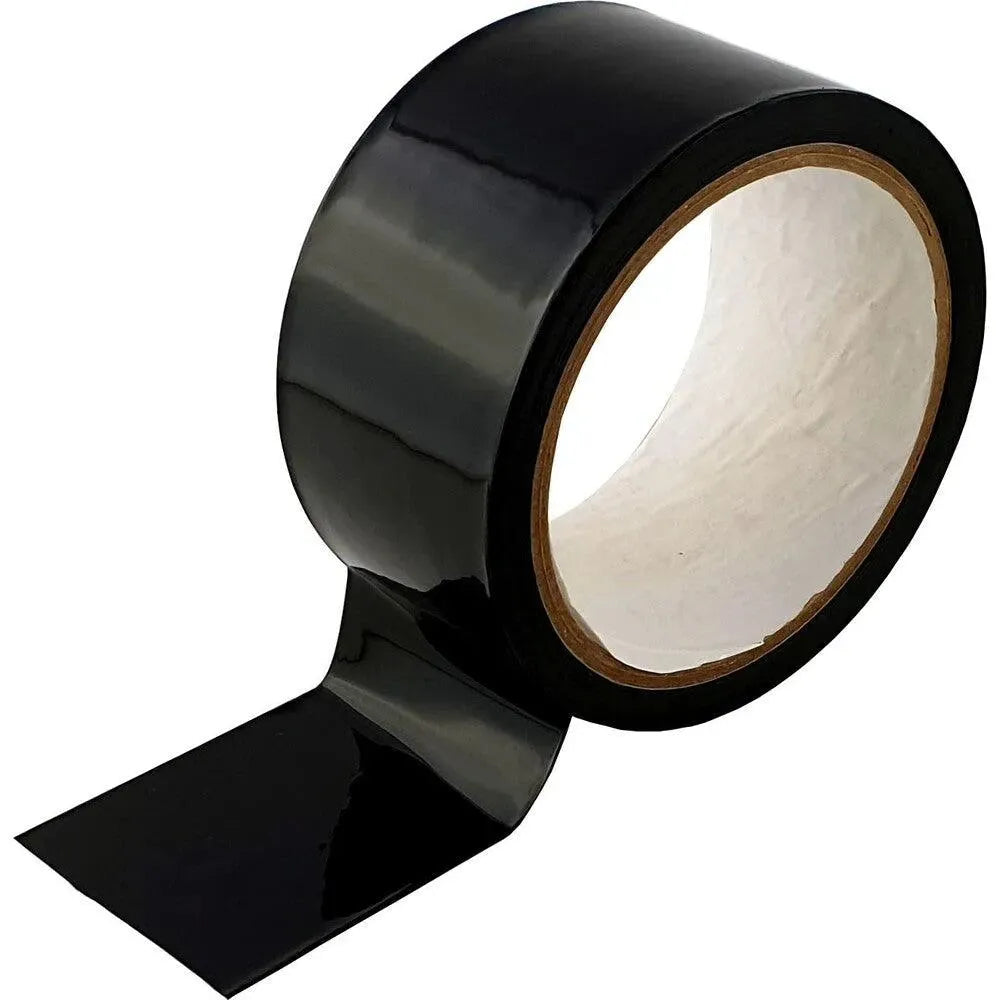Prowler Red Bondage Tape Black 20 Metres - Rapture Works
