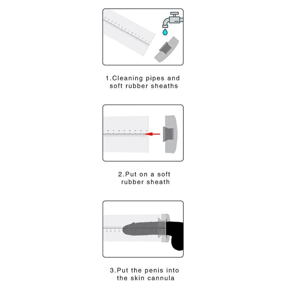 Pumped Black Silicone Pump Sleeve - Rapture Works