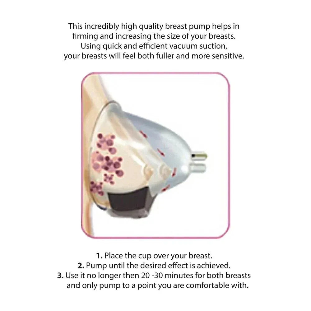 Pumped Breast Pump Medium Rose Gold - Rapture Works