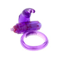 ULTRA SOFT RABBIT VIBRATING COCK RING