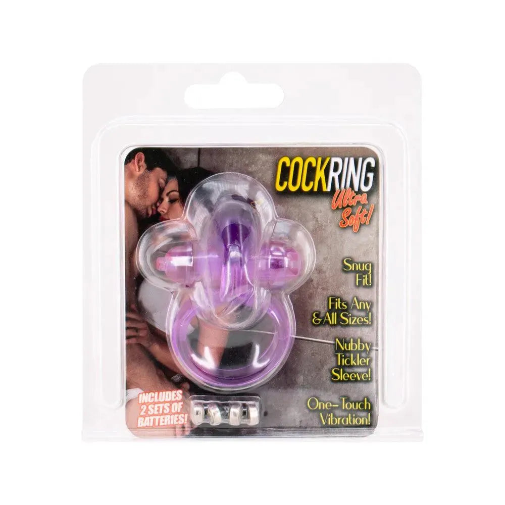 Rabbit Ultra Soft Vibrating Cockring - Rapture Works